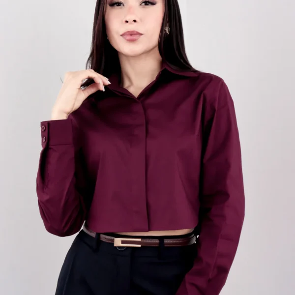Blusa Merlot - Vino