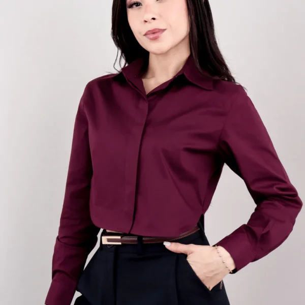 Blusa Merlot - Vino