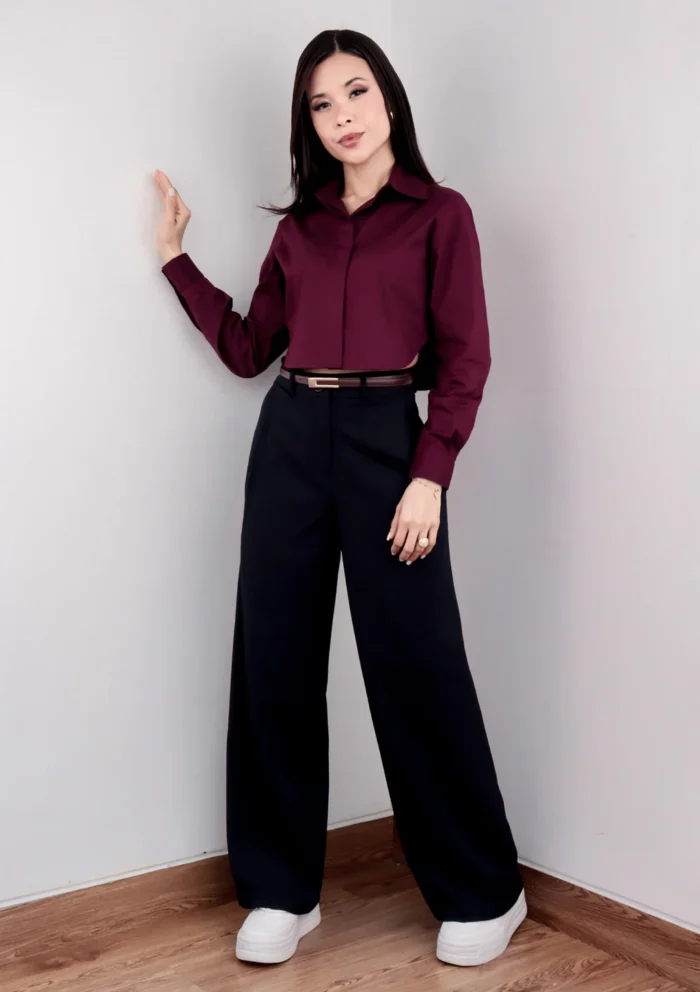 Blusa Merlot - Vino