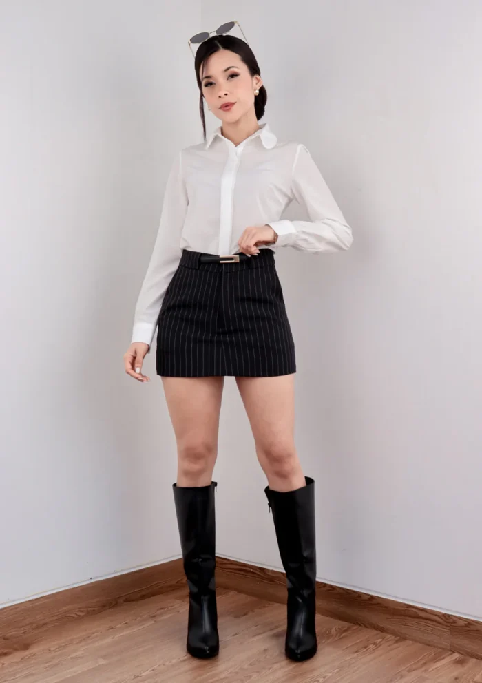Falda Short Milano - Negro