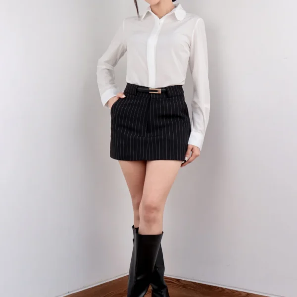 Falda Short Milano - Negro